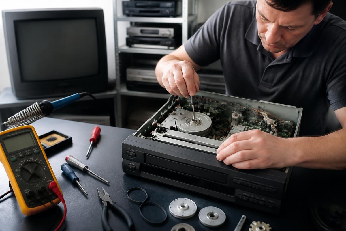 VCR repair cost breakdown