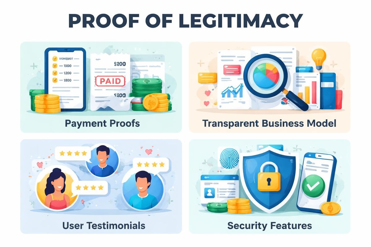 Cash Giraffe legitimacy indicators
