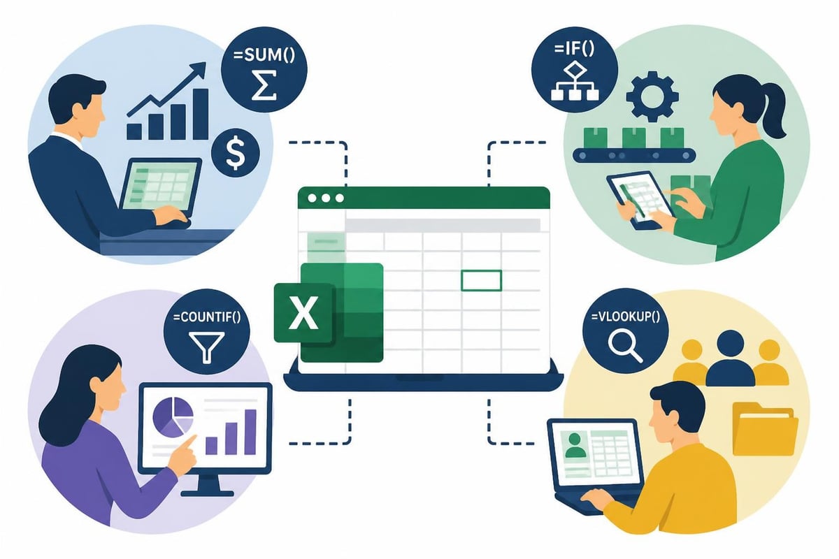 Excel for Business Training: Essential Skills for 2026 4 Excel applications across industries