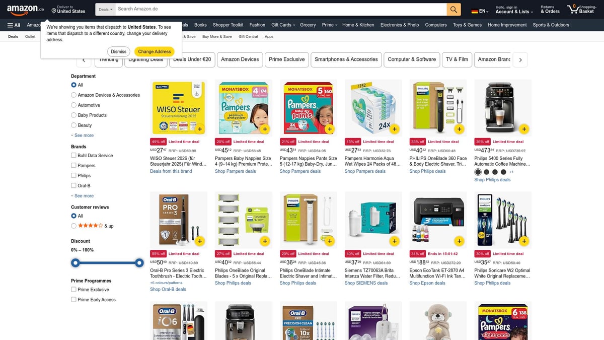 7 Unschlagbare Rabatte Online Shops, Die 2026 Begeistern - Amazon Blitzangebote – Täglich wechselnde Rabatte