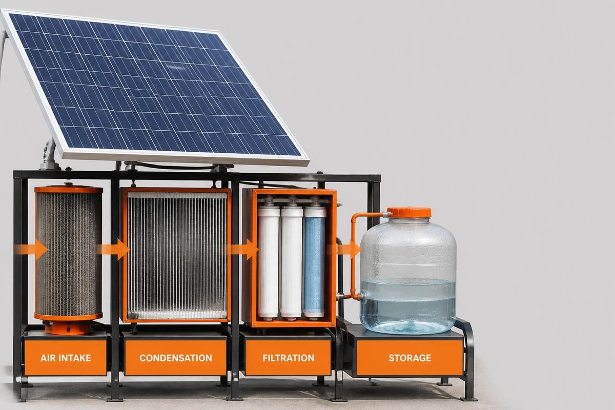 Atmospheric water generation process