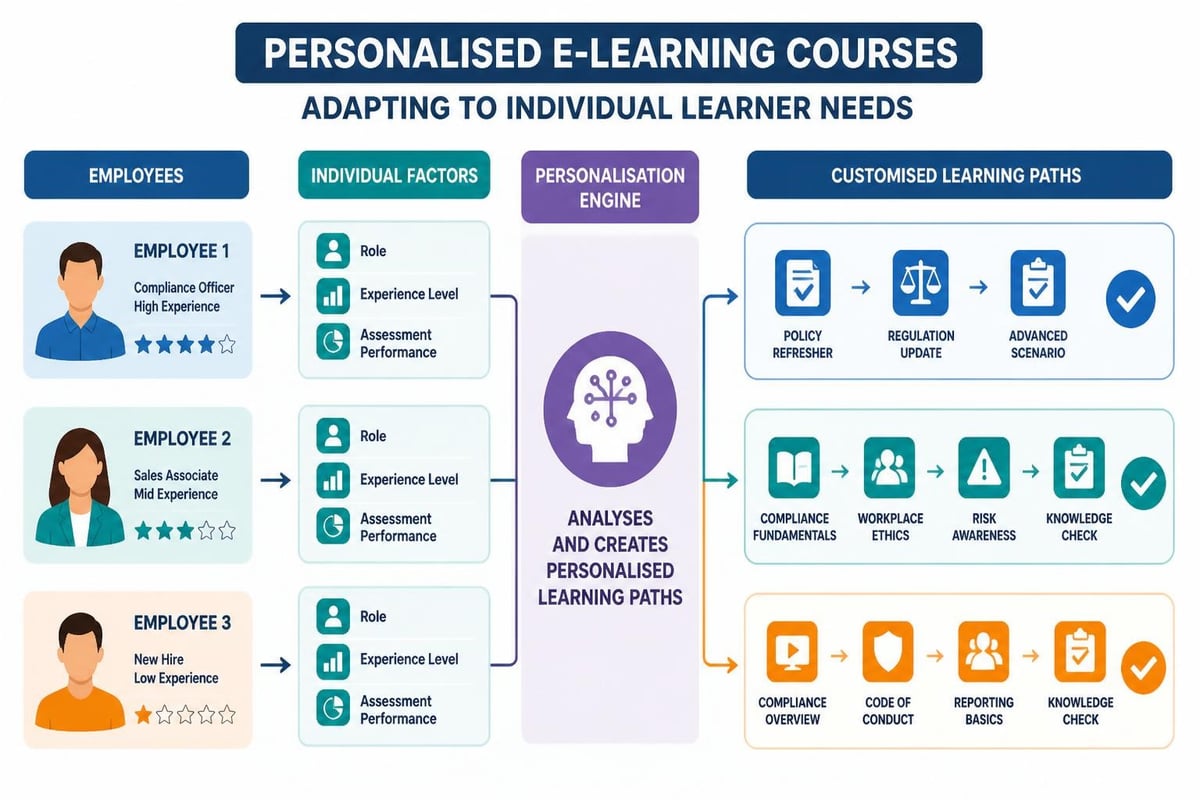 Adaptive learning paths