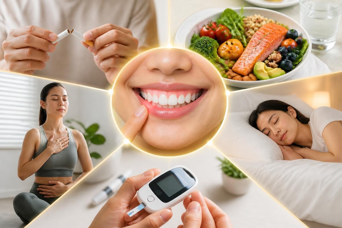 Lifestyle factors in gum disease prevention