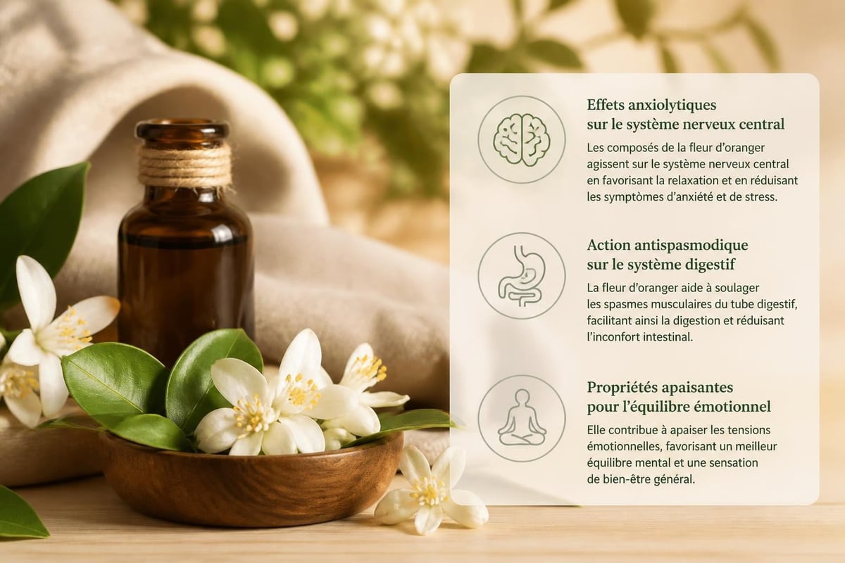 Propriétés thérapeutiques de la fleur d'oranger