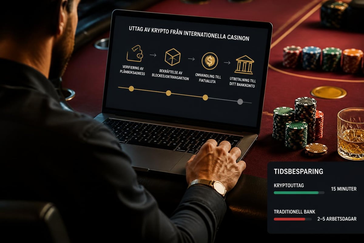 Kryptovaluta uttag casino