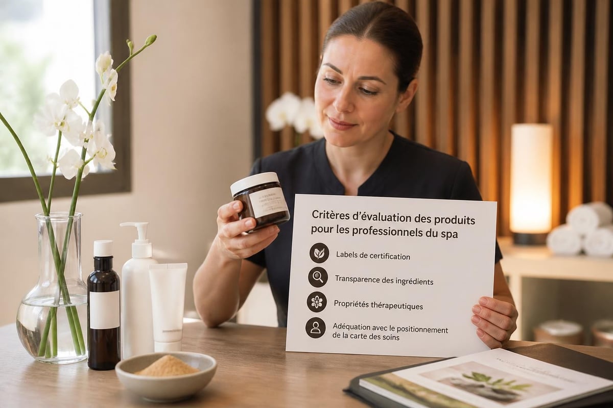 Professional spa product selection