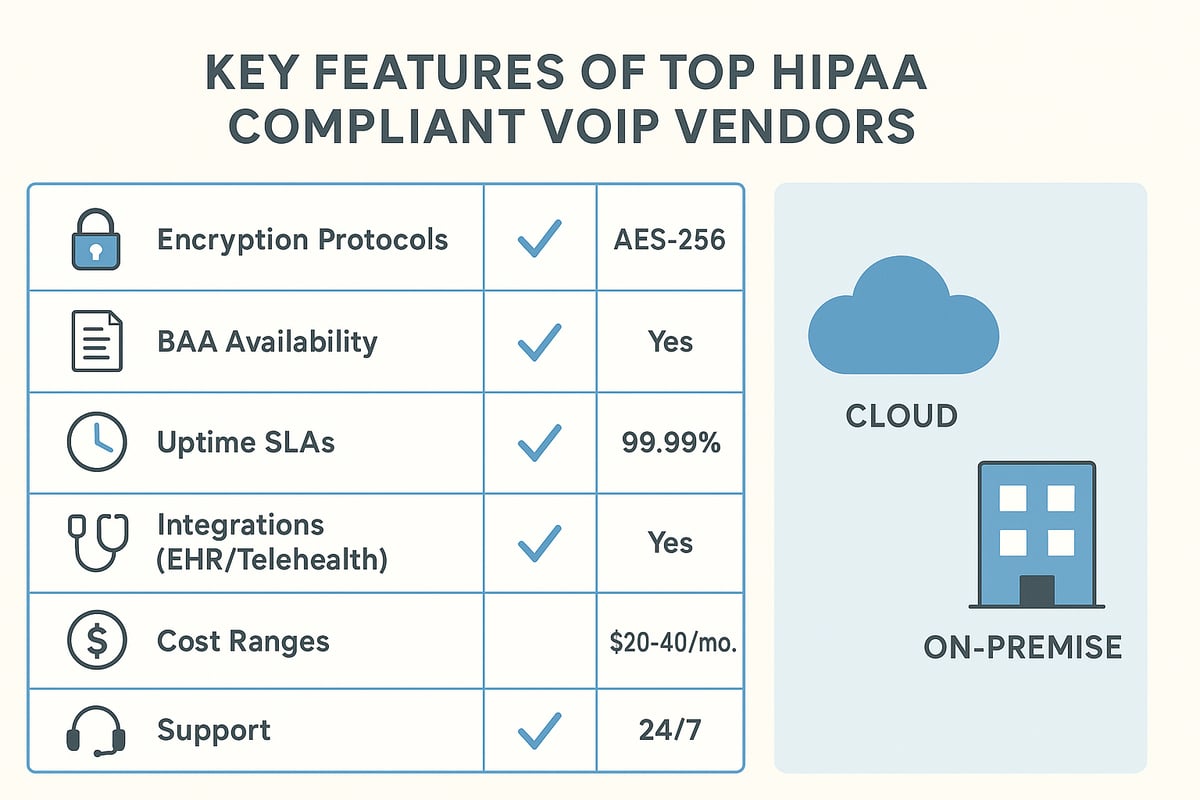Evaluating and Comparing HIPAA Compliant VoIP Solutions