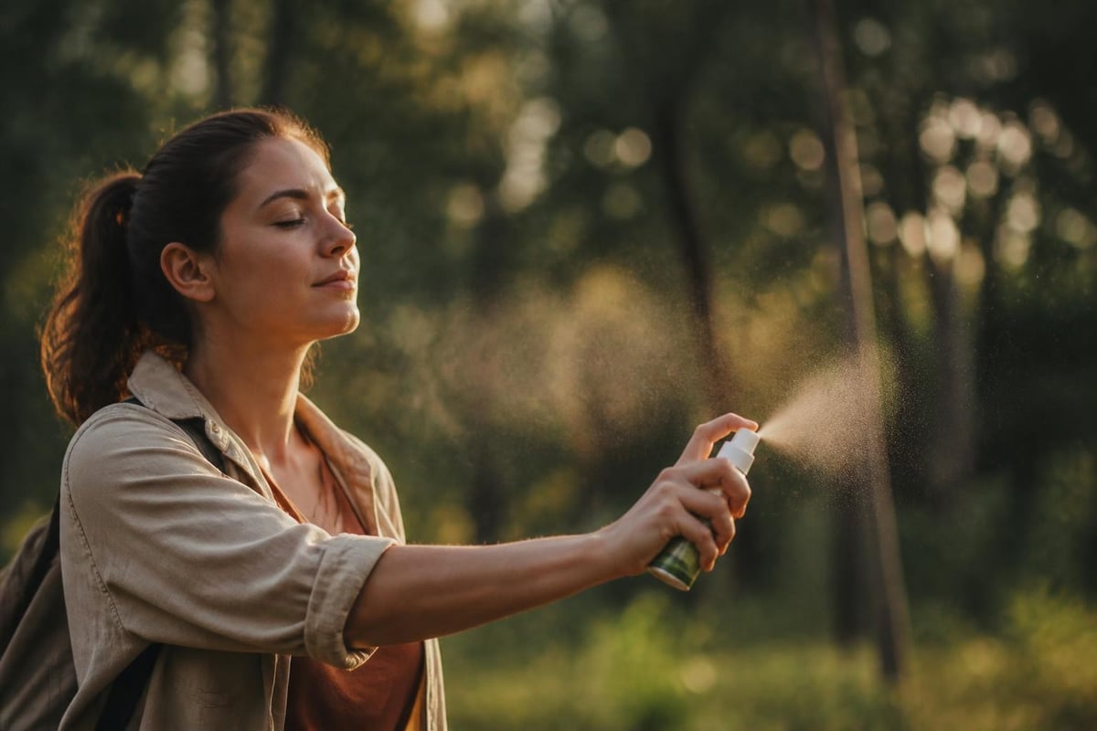 How mosquitoes hunt by scent and how different repellent types interrupt tracking