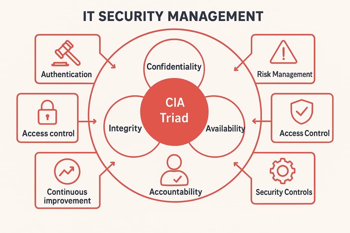 Core Principles and Pillars of IT Security Management