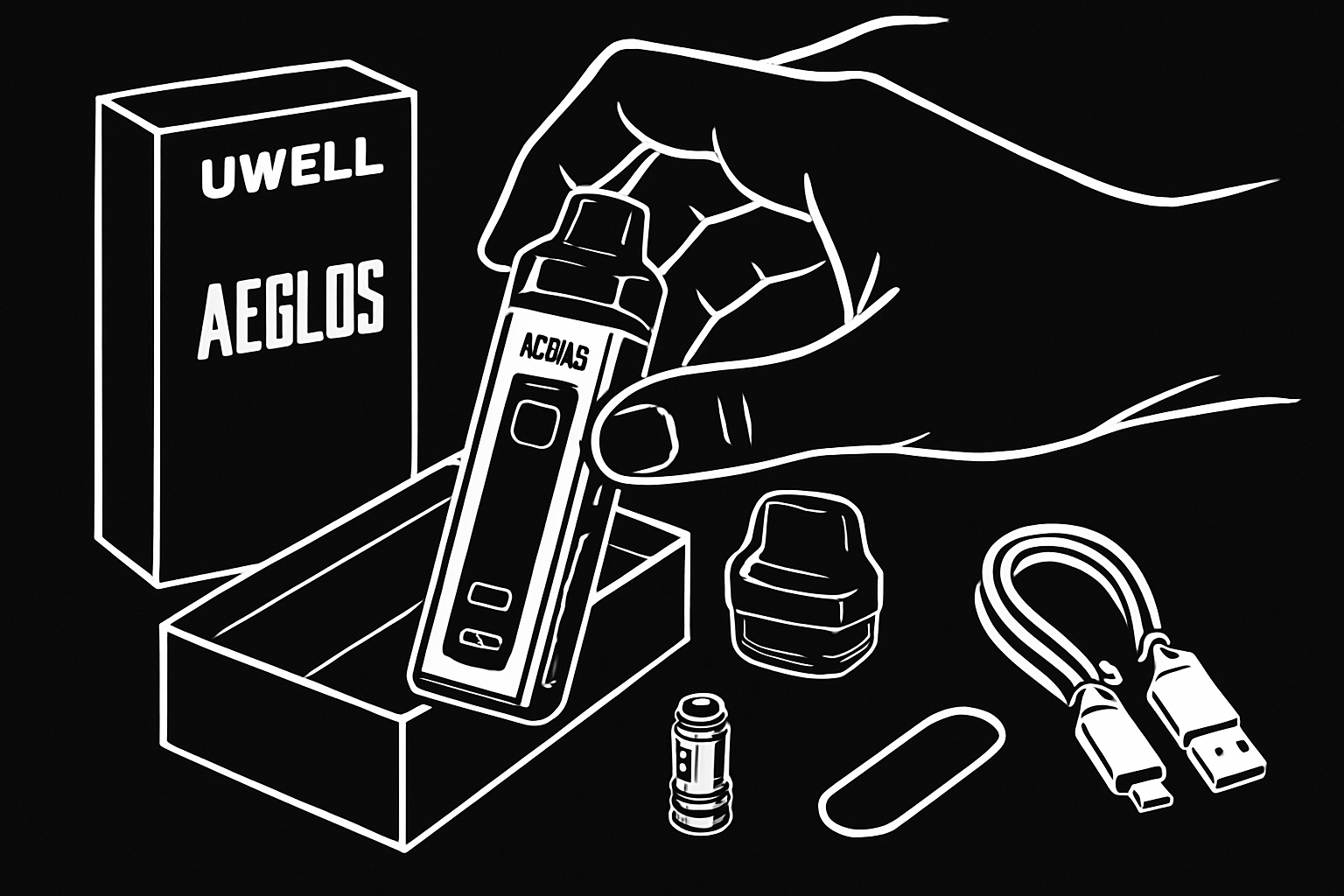 Kom igång med din Uwell Aeglos – Steg-för-steg-guide
