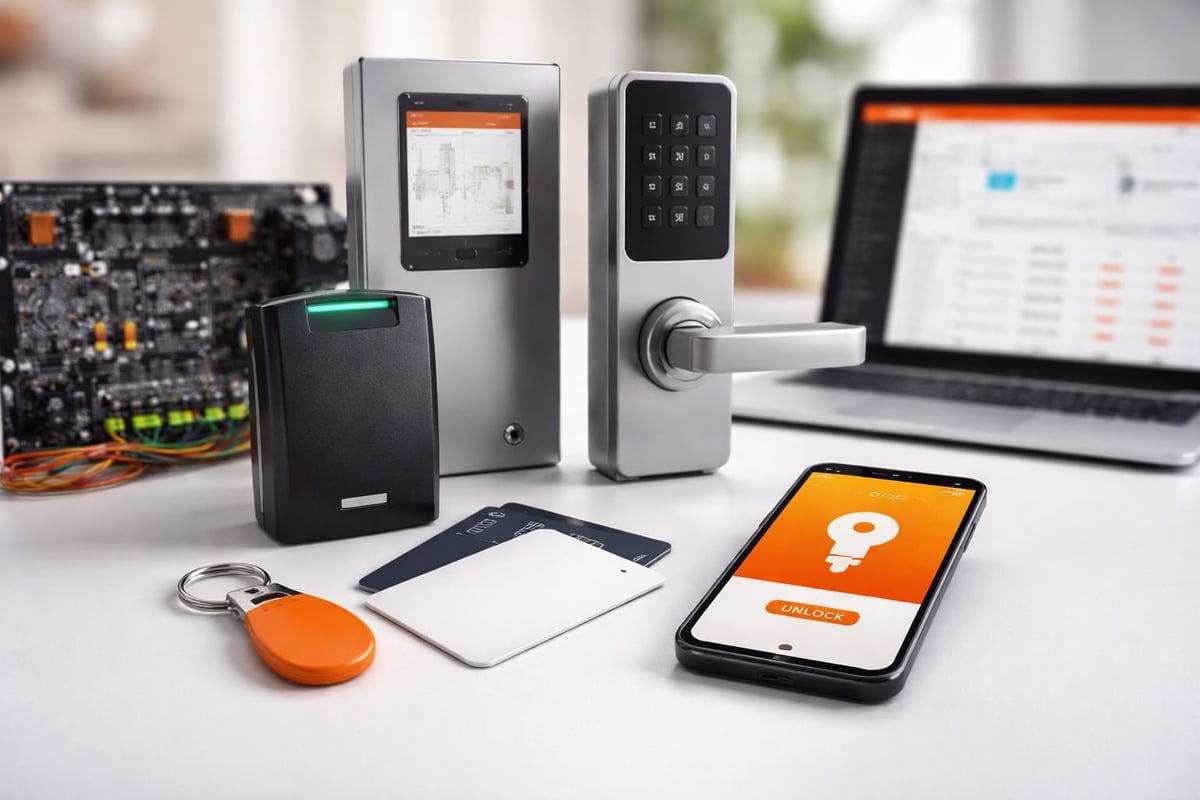 Building access system components