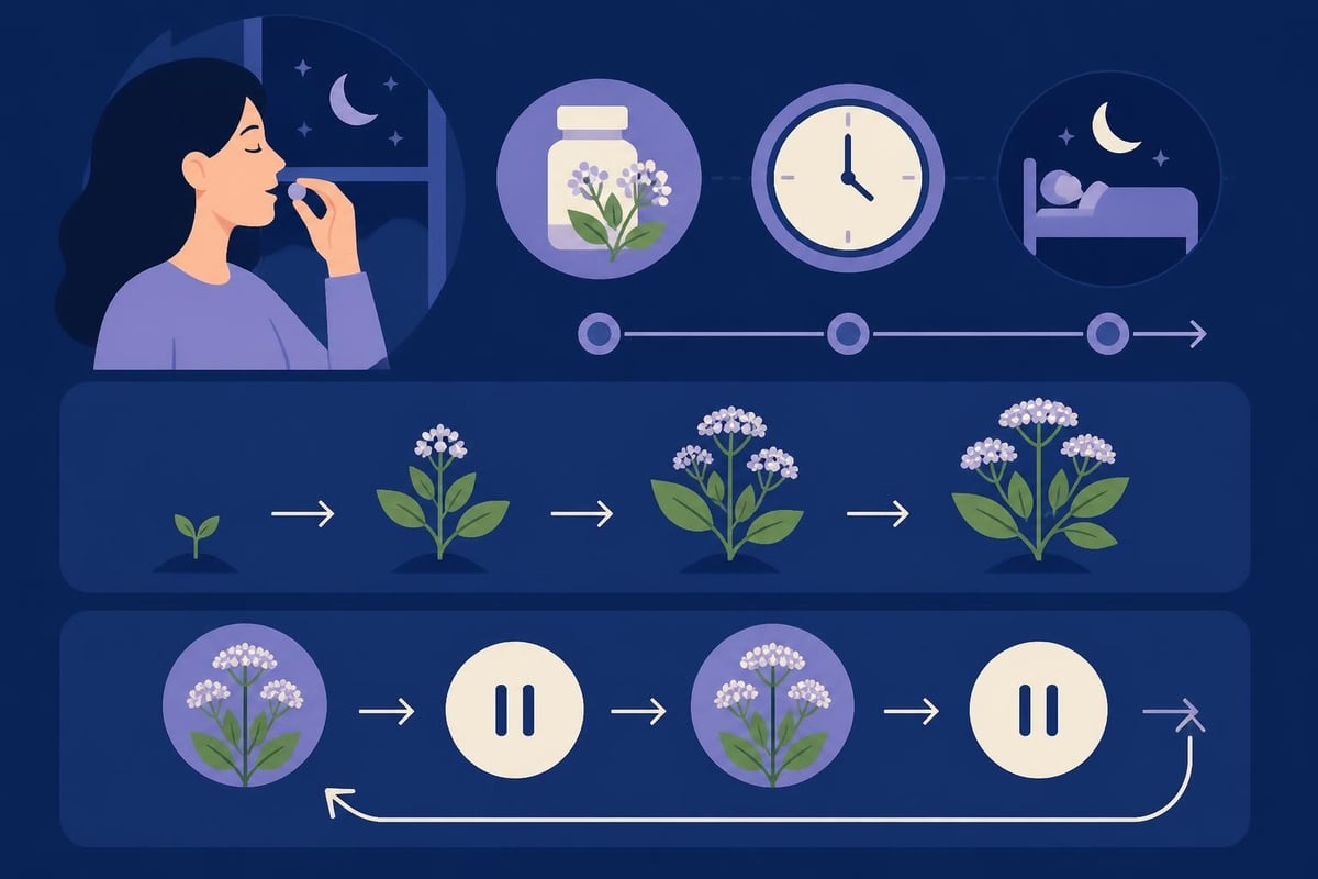 Valerian dosing timeline