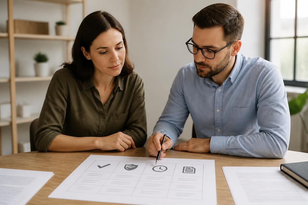 Compliance service selection