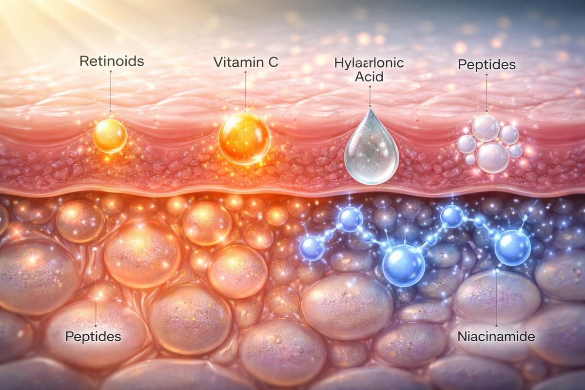 Active ingredients in skincare formulations