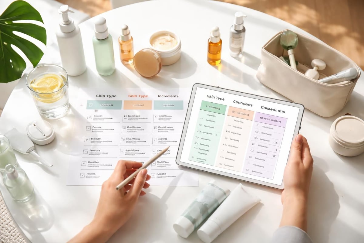 Skincare routine customization