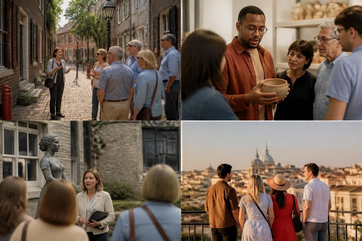 Different sightseeing tour categories