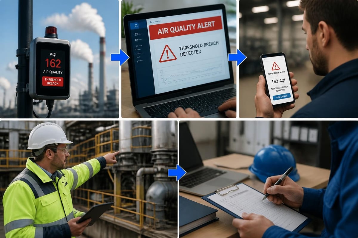 Compliance monitoring workflow