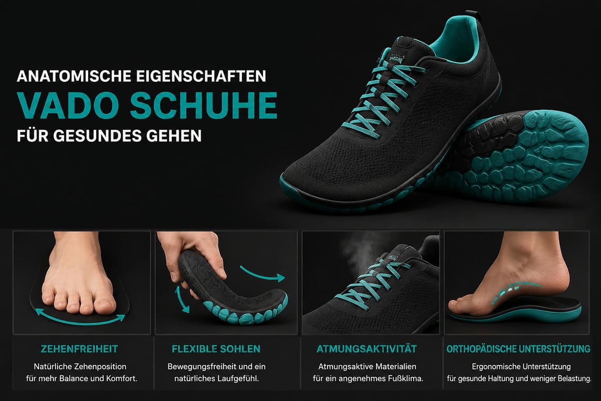 VADO Schuhkonstruktion Fußgesundheit