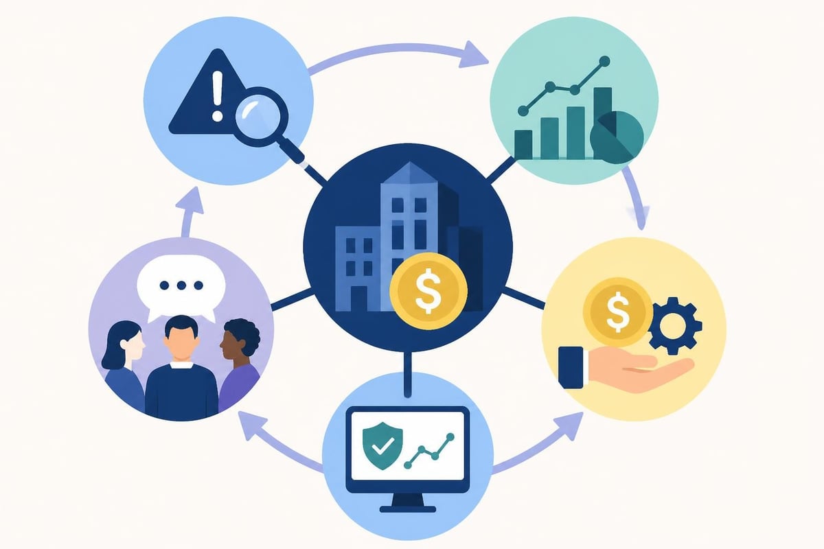 Risk decision framework components