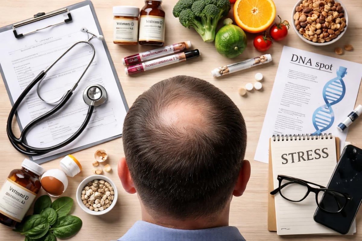 Common causes of bald spots