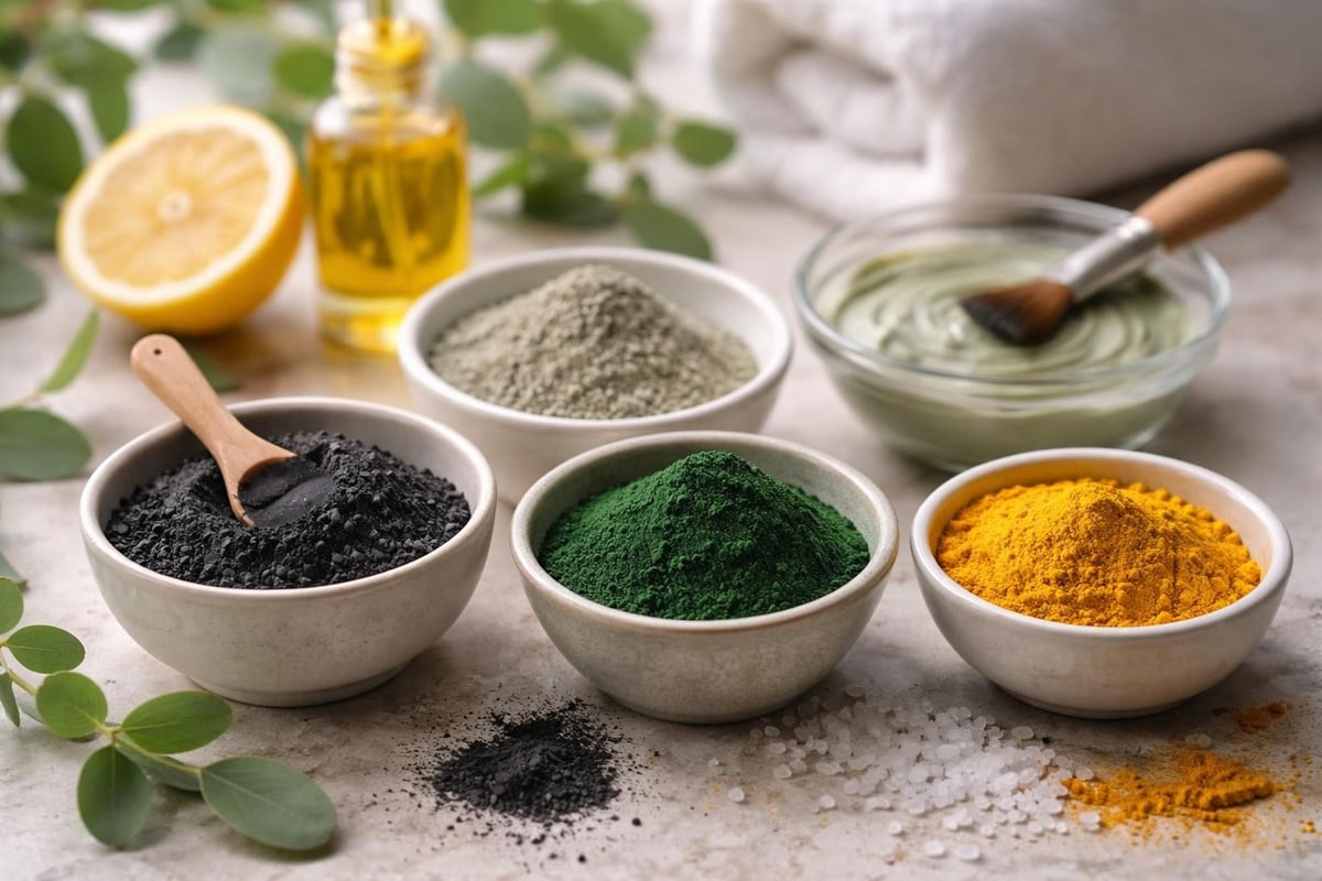 Natural facial mask ingredients