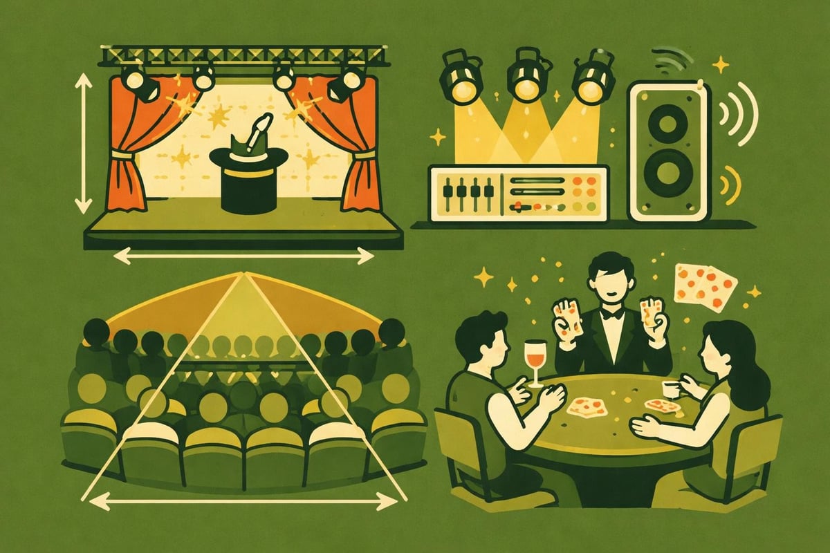 Technische Anforderungen Zaubershow