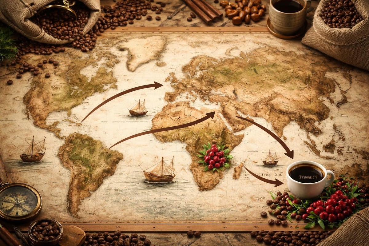 Diffusion historique du café