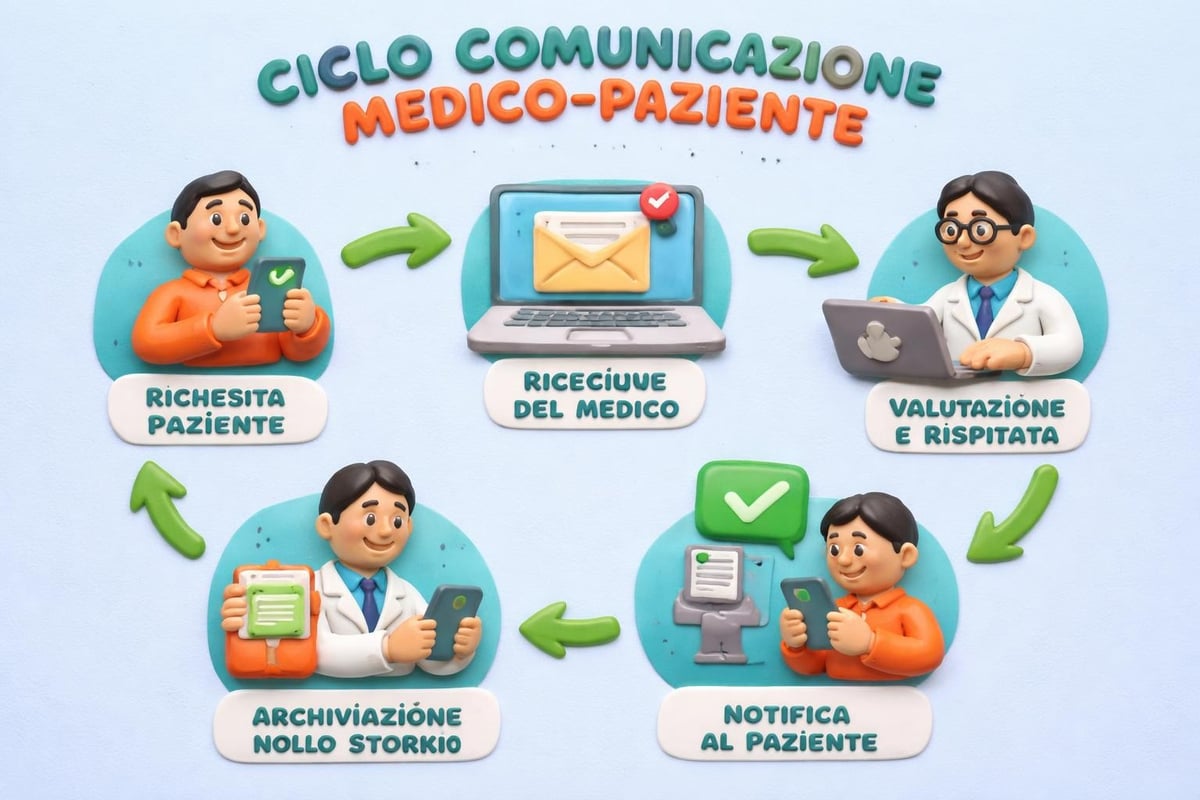Flusso comunicazione medico-paziente