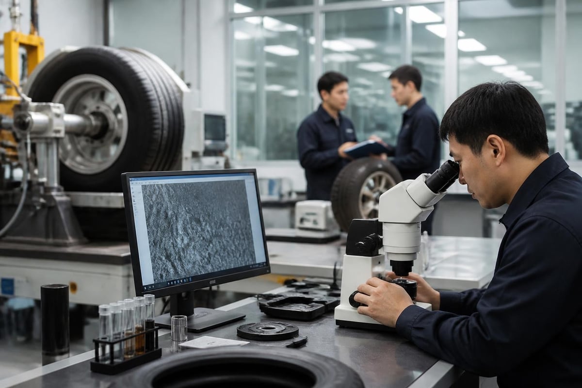 Korean Tyre Brands: Industry Leaders & Market Insights 4 Korean tire quality testing