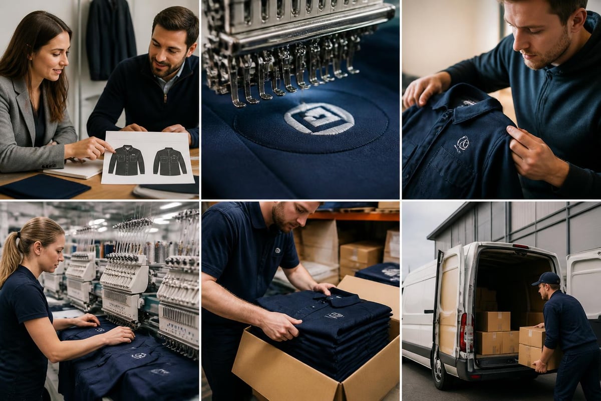 Workwear customisation workflow