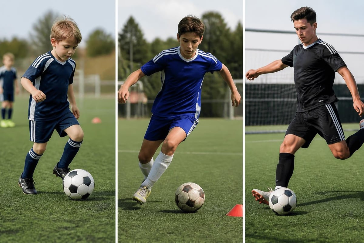Technical skill progression in soccer training