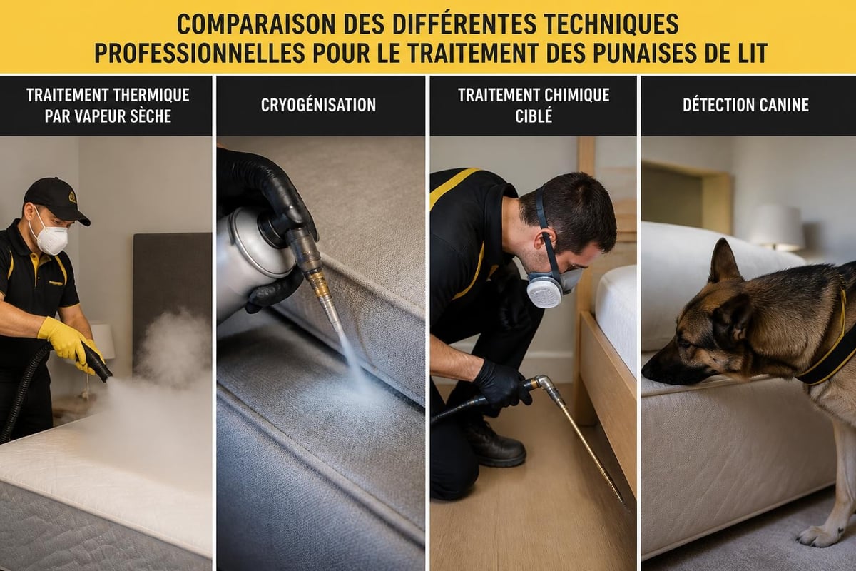 Méthodes de traitement des punaises de lit