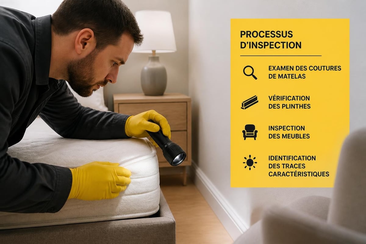 Inspection professionnelle punaises de lit
