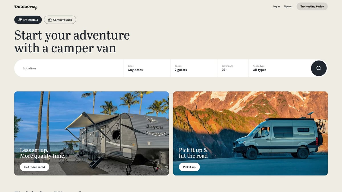Top 9 Essential RV Rental Websites for UK Travellers in 2026 - Outdoorsy UK