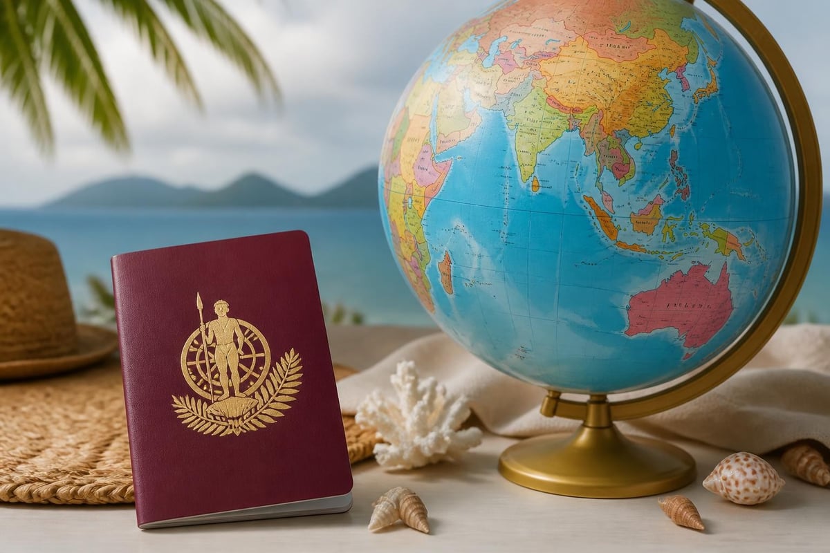 Vanuatu passport visa-free access regions