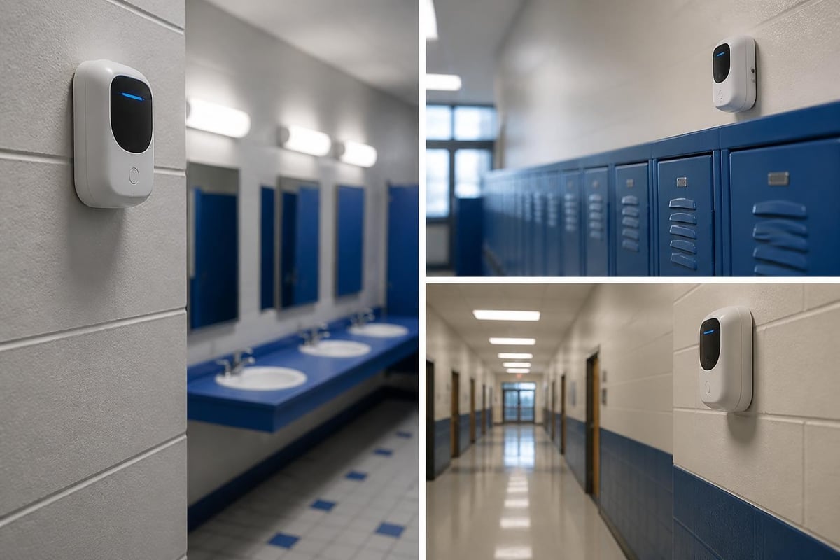 School sensor network deployment