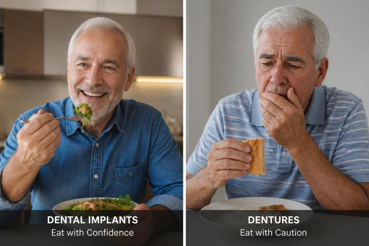 Daily life with dental implants