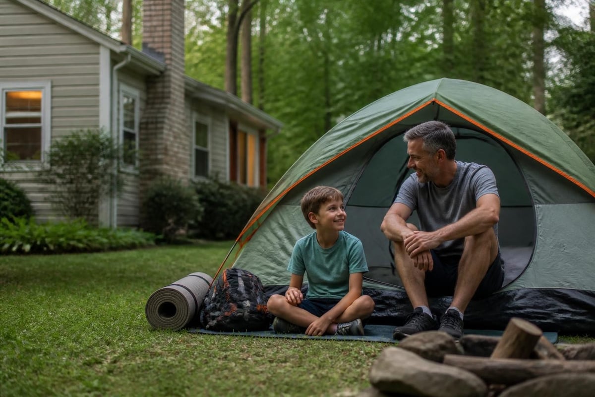 Garden camping benefits and accessibility