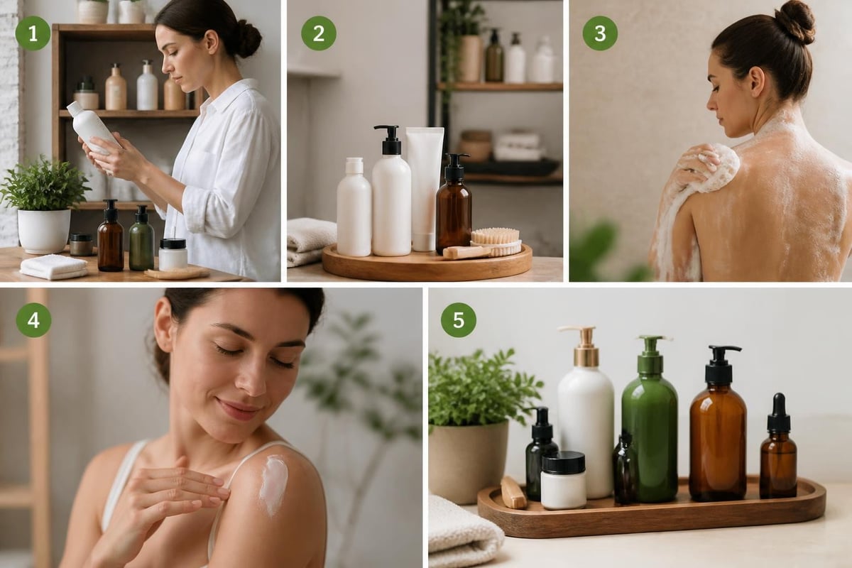 Building organic skincare routine