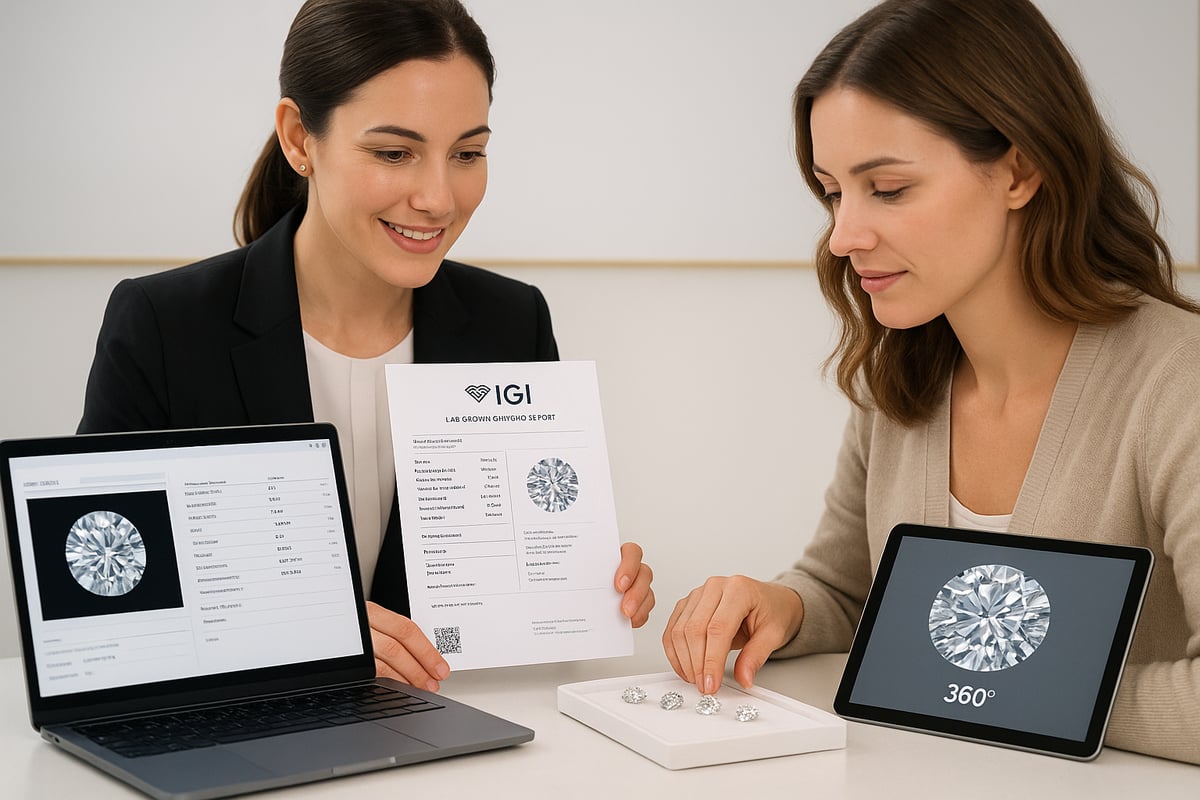 Schritt-für-Schritt-Anleitung: So kaufen Sie im Jahr 2026 IGI-zertifizierte, im Labor gezüchtete Diamanten