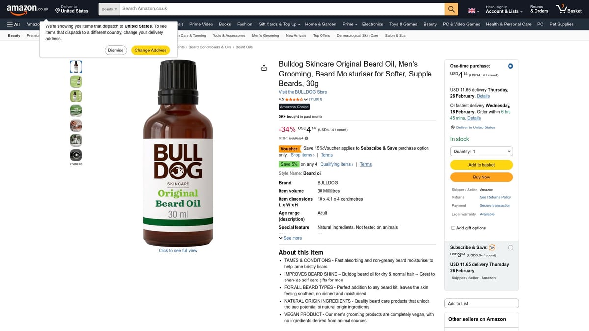 Top 7 Best Mens Beard Oil Picks for 2026 Grooming - Bulldog Original Beard Oil