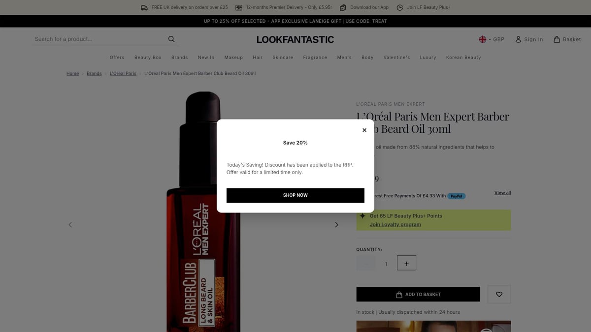 Top 7 Best Mens Beard Oil Picks for 2026 Grooming - L’Oreal Men Expert Barber Club Beard Oil