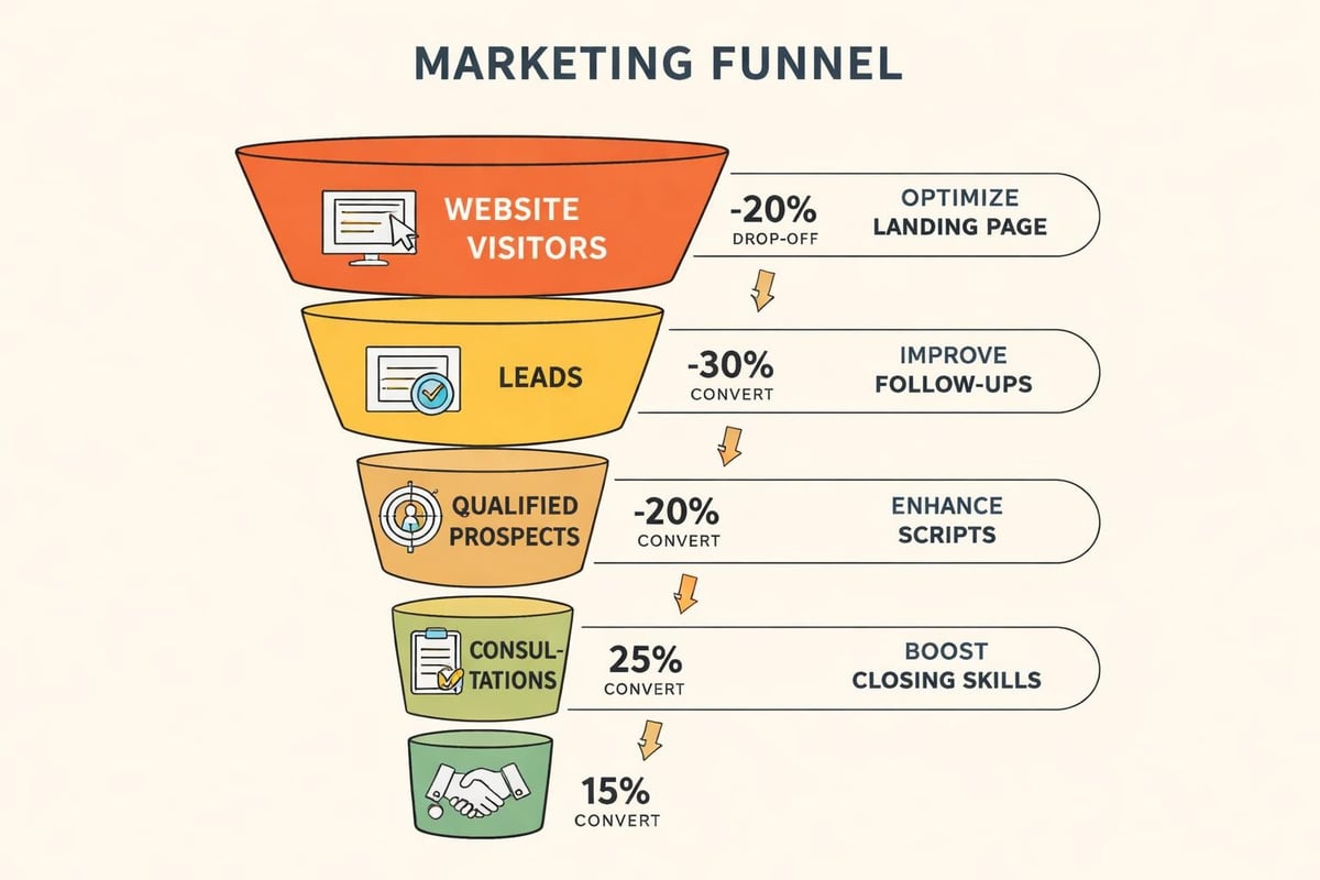 Marketing funnel metrics