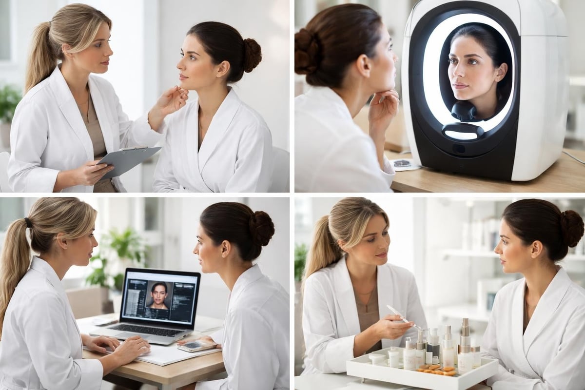 Comprehensive skin consultation process