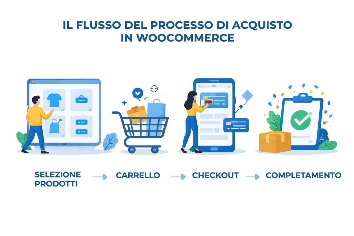 Processo acquisto WooCommerce