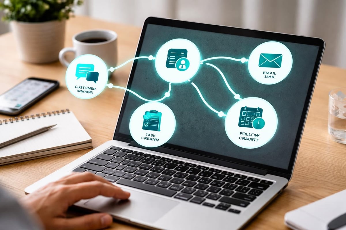 Small business automation workflow