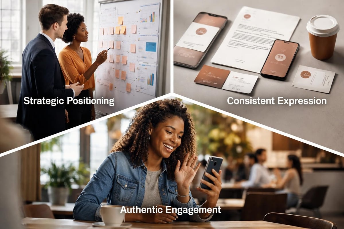 Brand presence foundation pillars