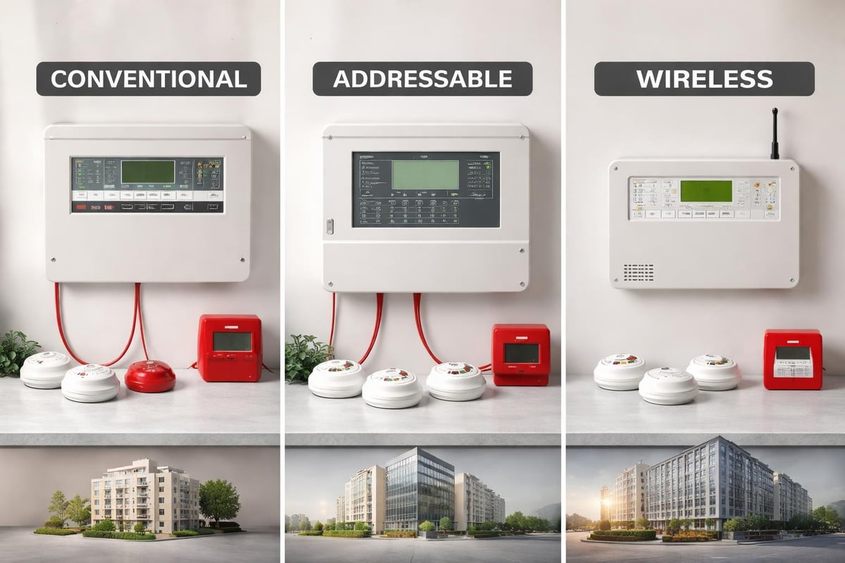 Fire alarm system categories