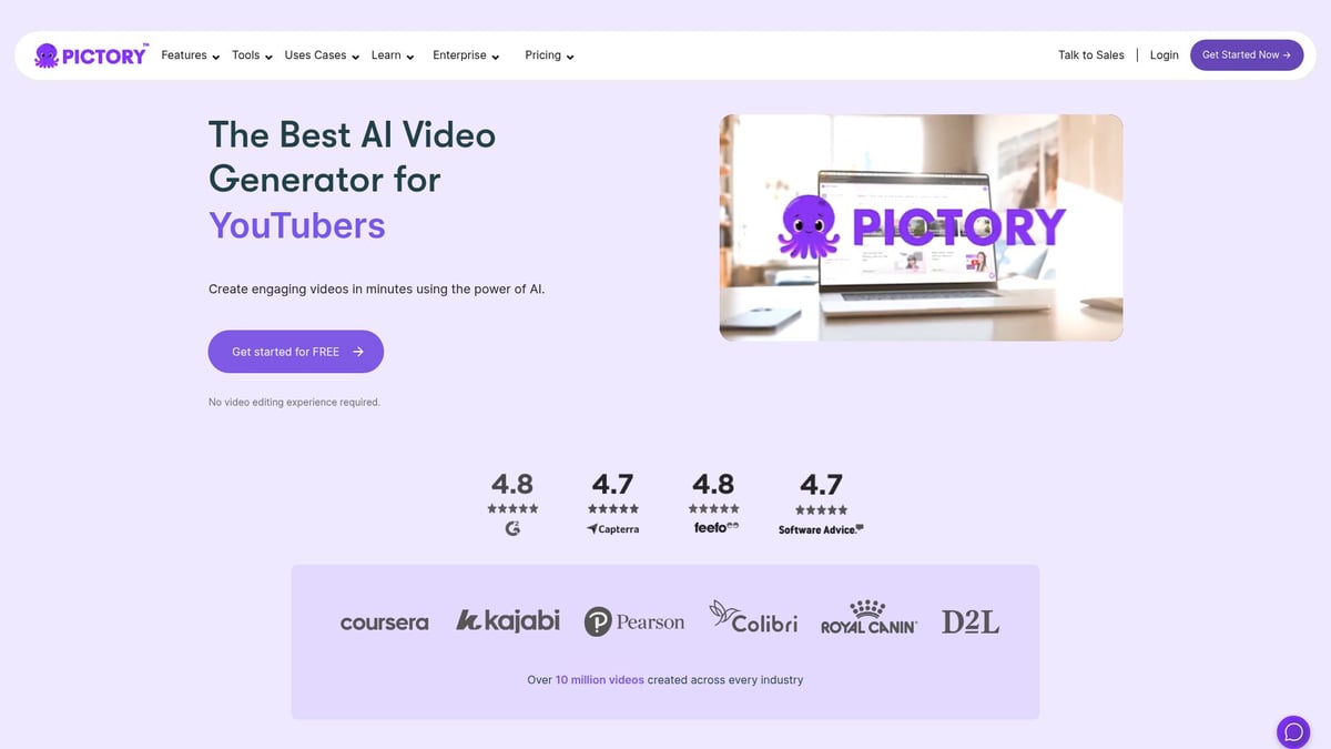 9 Essential Videoclip Generator Tools to Try in 2025 - Pictory