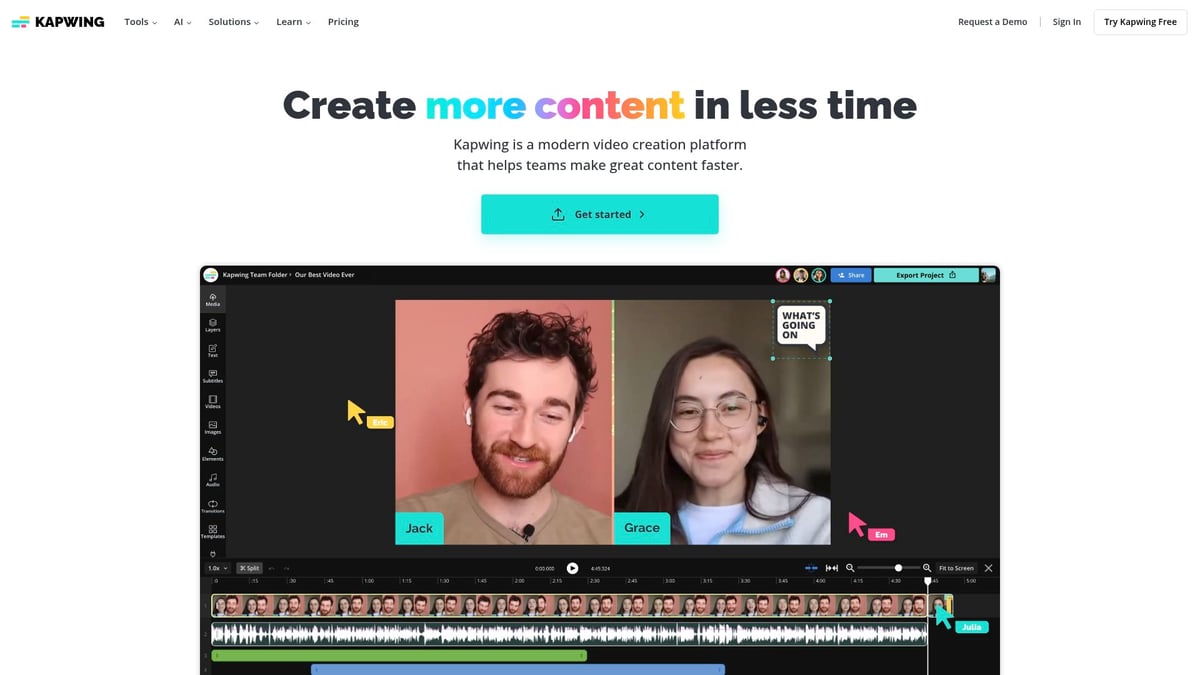9 Essential Videoclip Generator Tools to Try in 2025 - Kapwing